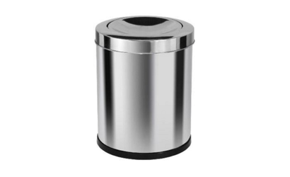 [Lixeira Aço Meia Esfera 13.5 Litros JSN]